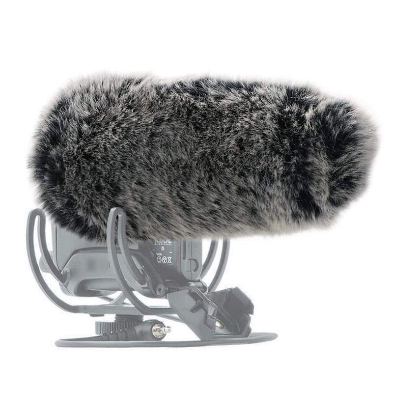 SUNMON غطاء رياح فروي SUNMON ميكروفون، VMP+ غطاء رياح متوافق مع ميكروفون كاميرا Rode VideoMic Pro+ Plus - Image 1
